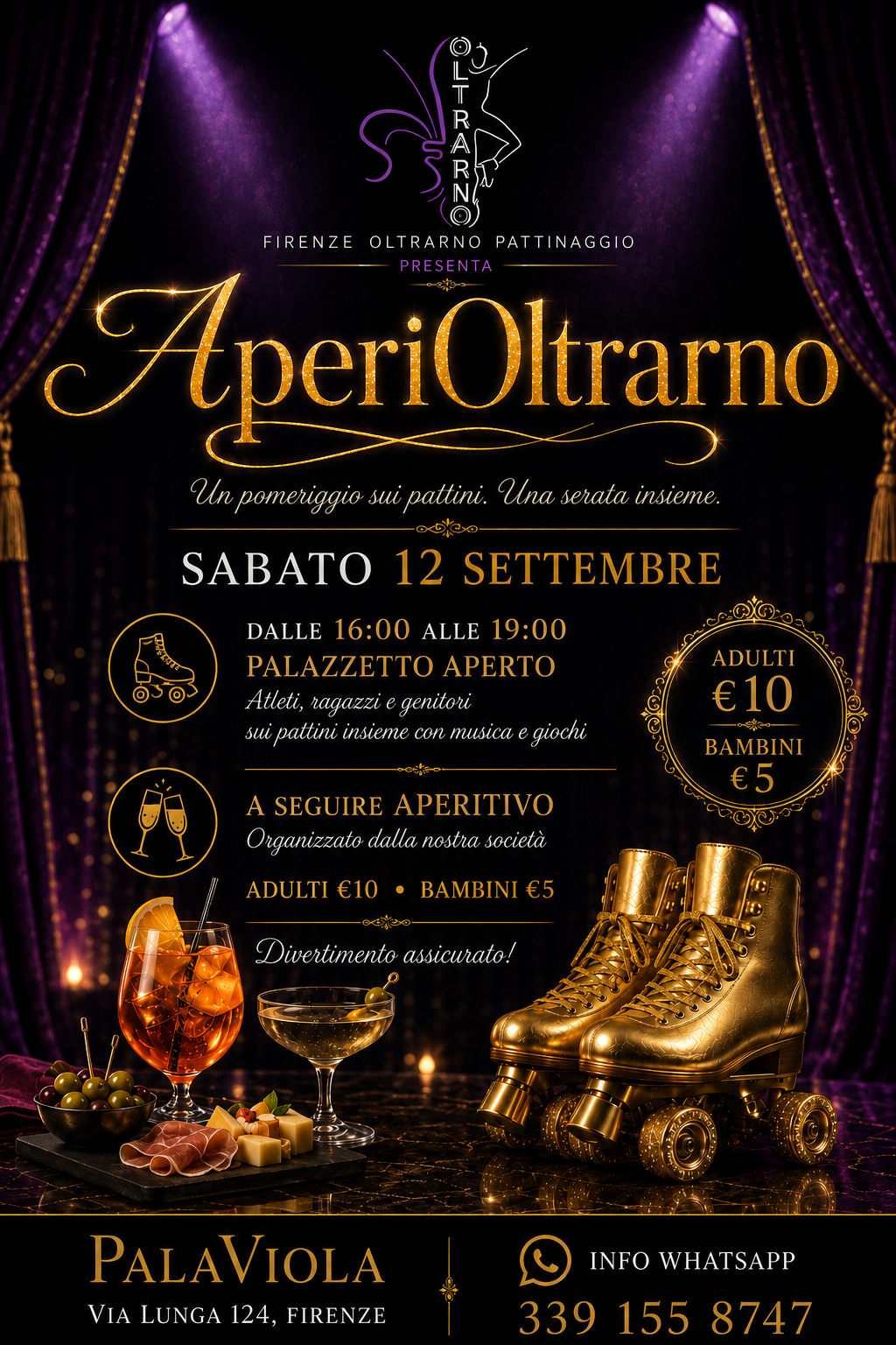 AperiOltrarno Firenze Oltrarno Pattinaggio - Sabato 12 settembre 2026