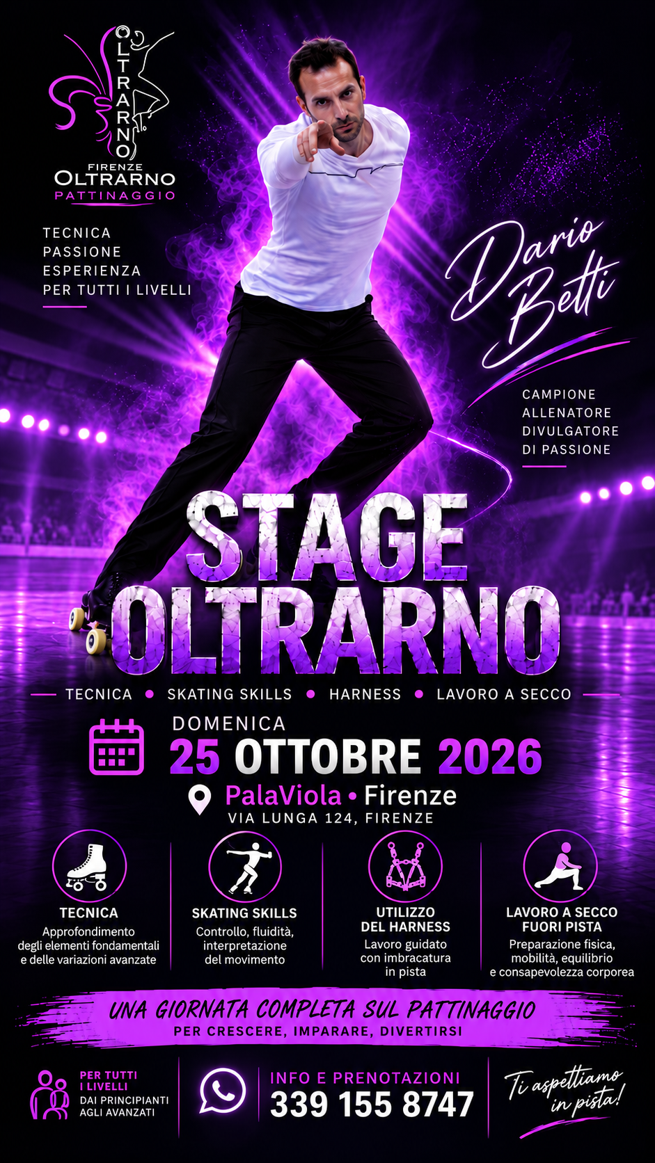 Stage Oltrarno con Dario Betti - 25 ottobre 2026 - PalaViola Firenze