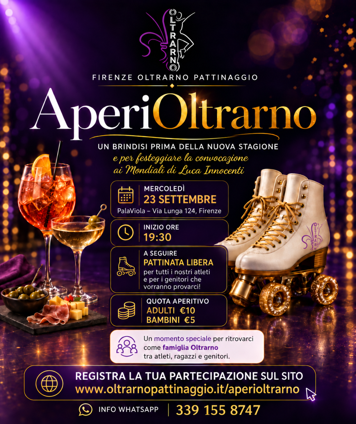 Volantino AperiOltrarno Firenze Oltrarno Pattinaggio 23 settembre 2026